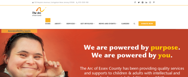 New homepage of ArcEssex.org
