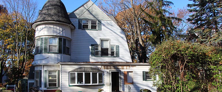 Exterior of Bloomfield Residence Under Construction