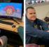 Two photos: left, a teen boy wears headphones and sits in front of a screen that says "Sugar Rush" with a chocolate chip cookie; right, a man sits in front of a computer, with his hand on a mouse.