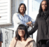 Four women stand in front of Claremont Group Home